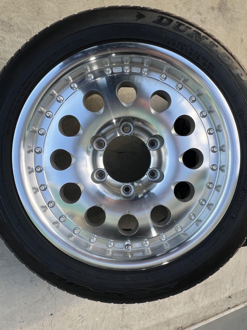185/60R16 16×7J +5 丸穴レンコンホイール４本！！