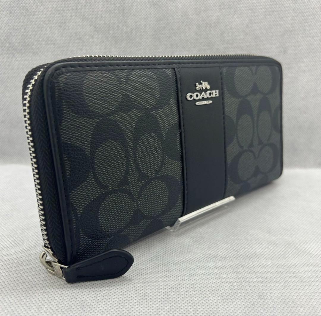 コーチCOACH❗ 素敵なあの人に 長財布 ラグジュアリー ジップ アラウンド3