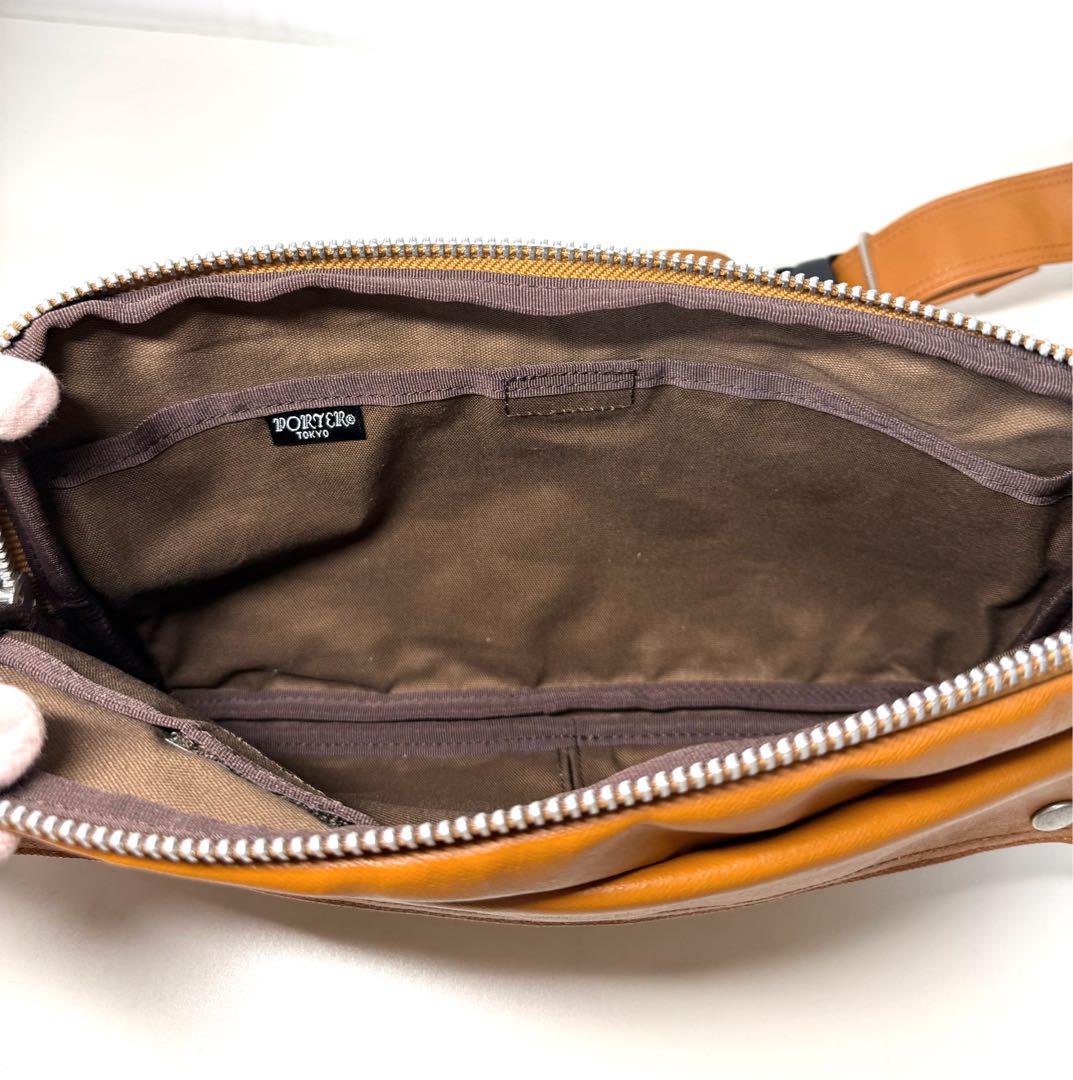 ⭐︎極美品 PORTER ポーター ショルダーバッグ キャメル⭐︎