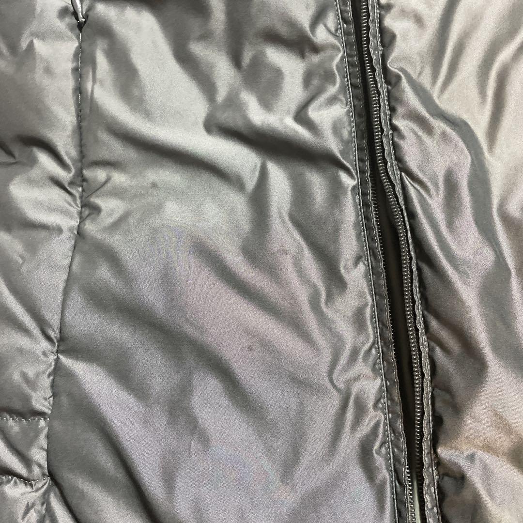 MONCLER ダウンジャケット ファー付き　茶タグ