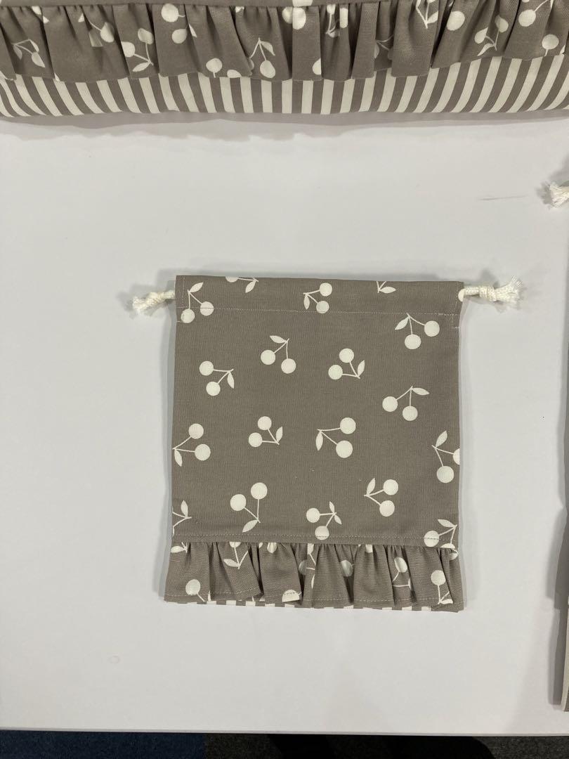 ♡ページ★ハンドメイド（チェリーくすみグレー）