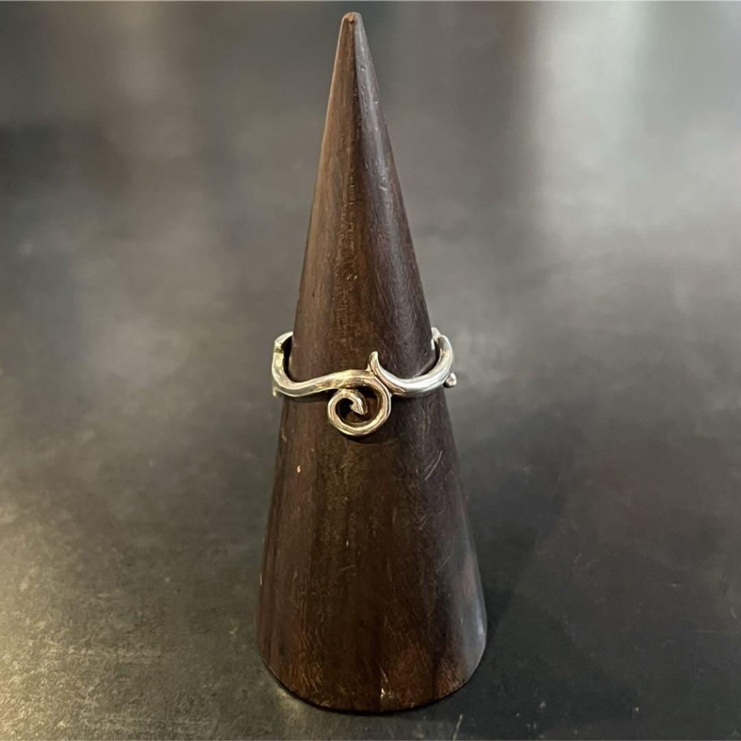 SILVER925 SPIRAL WING RING/シルバー/リング