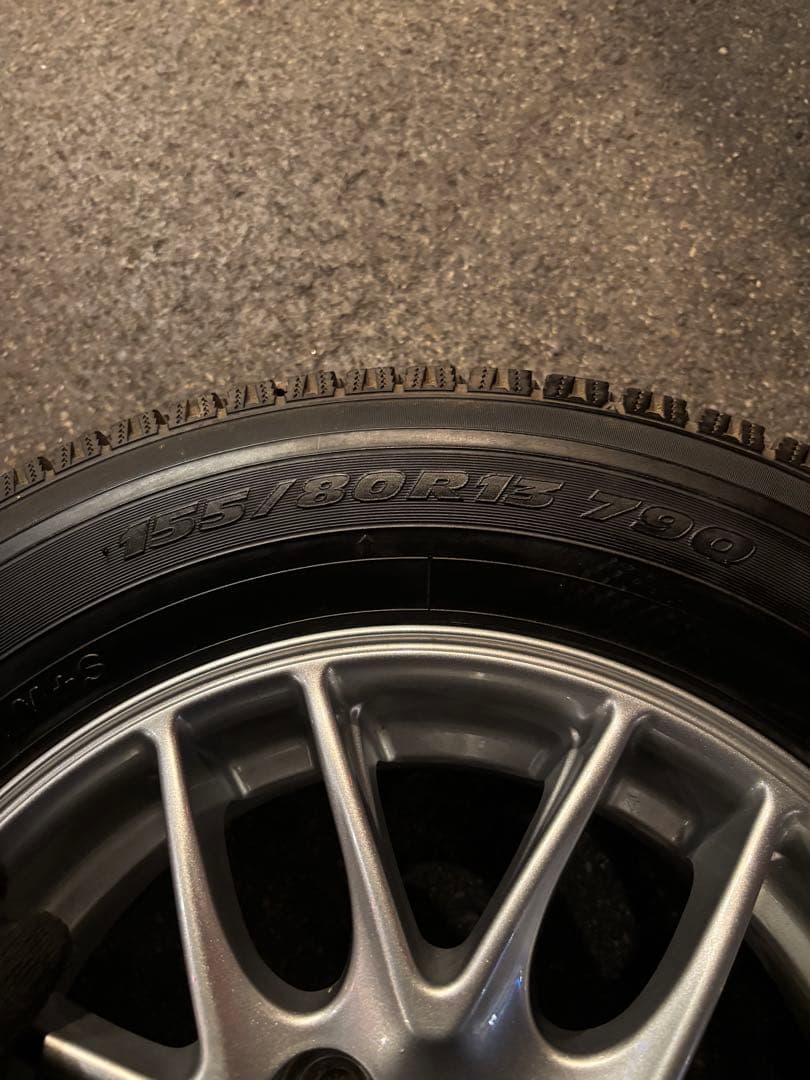 ◇送料込み◇ 155/80R13 中古スタッドレスホイールセット TOYO ◇送料込み◇ 155/80R13 中古スタッドレスホイールセット TOYO