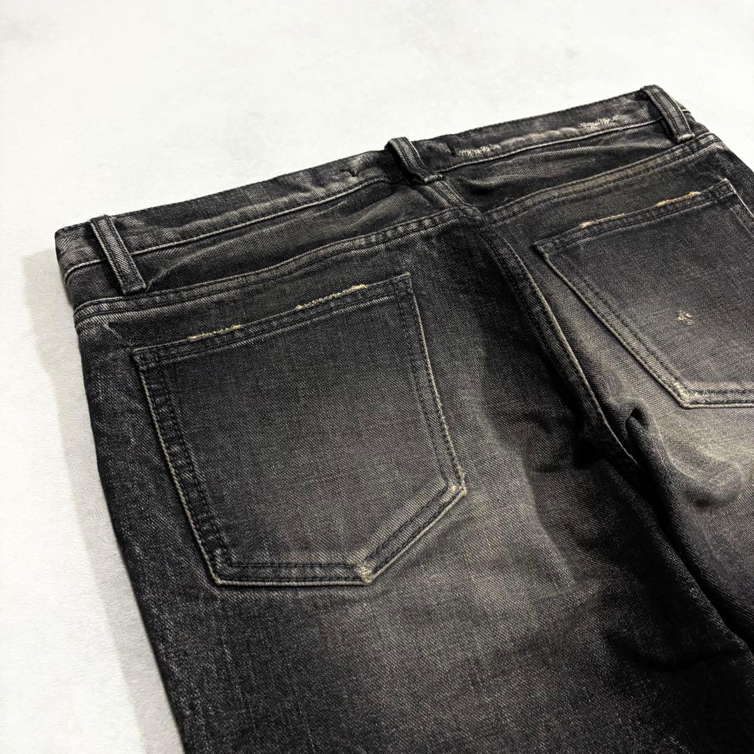 archive ripvanwinkle Black Flare Denim