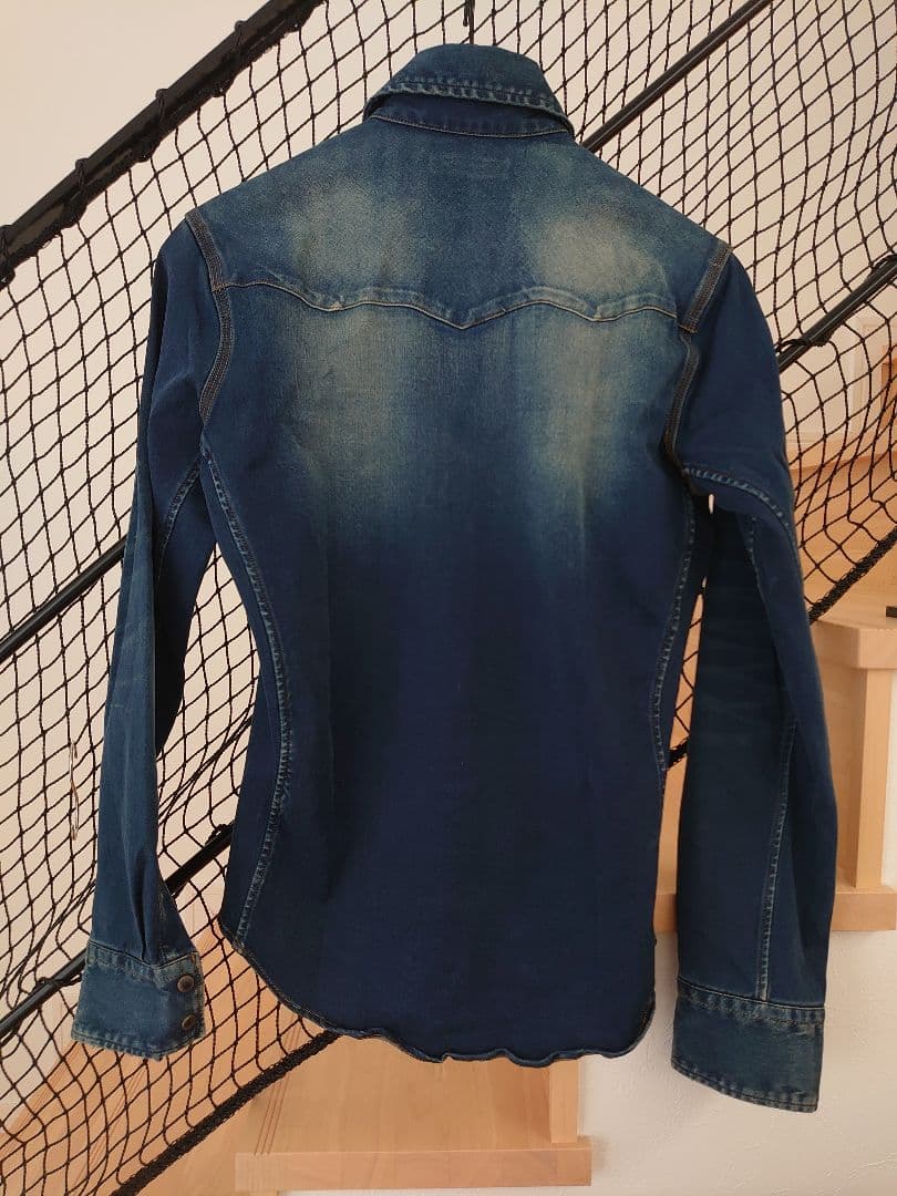 【極美品】 junhashimoto デニムシャツ ジュンハシモト 日本製 【極美品】 junhashimoto デニムシャツ ジュンハシモト 日本製