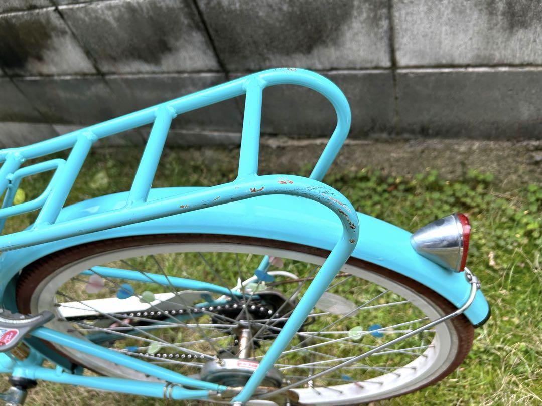 子供用自転車 24インチ（6段変速付き）　アクアブルー ハートデコ 子供用自転車 24インチ（6段変速付き） アクアブルー ハートデコ