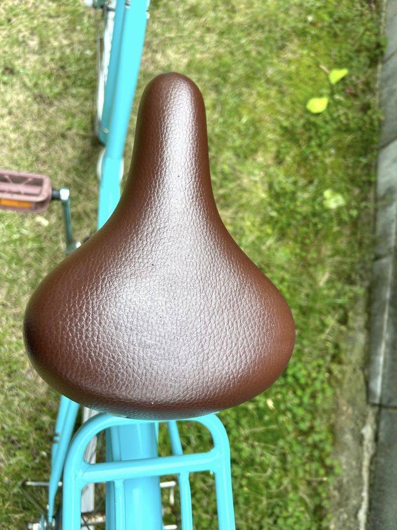 あなたにおすすめの商品 子供用自転車 24インチ（6段変速付き） アクアブルー ハートデコ 自転車本体
