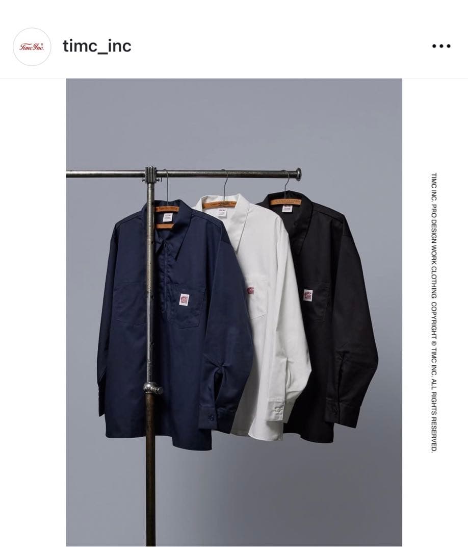 Timc Inc ハーフジップ INC-HZ LS Shirt ネイバーフッドL NEIGHBORHOOD