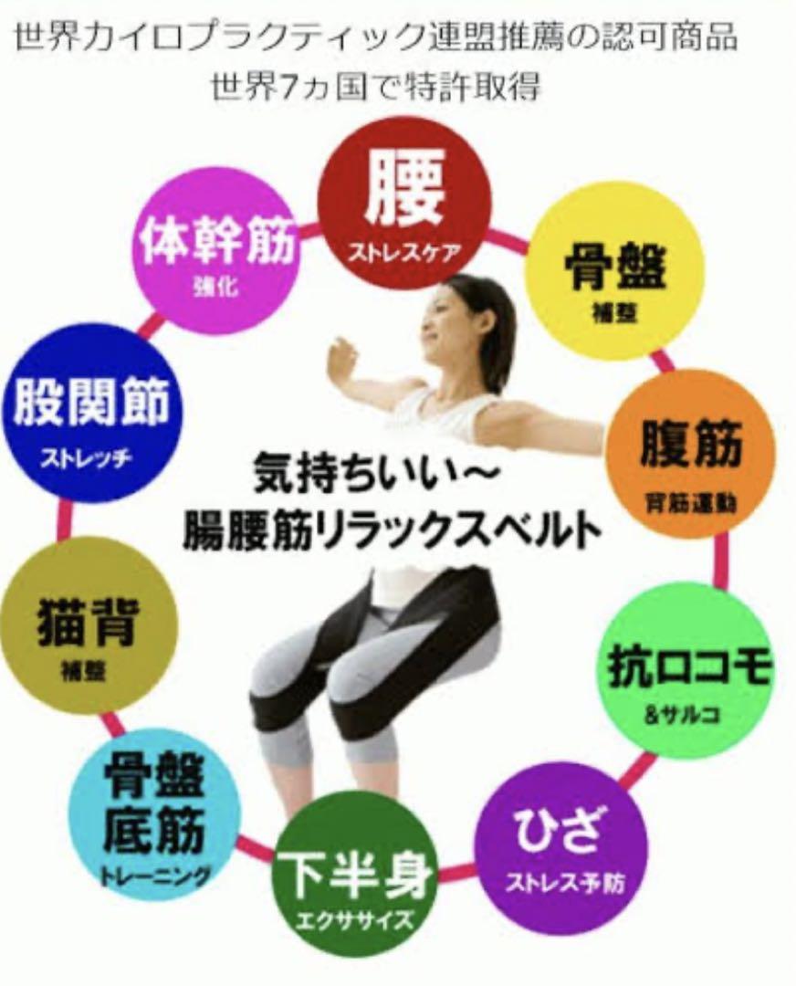 #値下げ 【正規品】ラクナール 腸腰筋 腰椎前弯サポート リラックスベルト