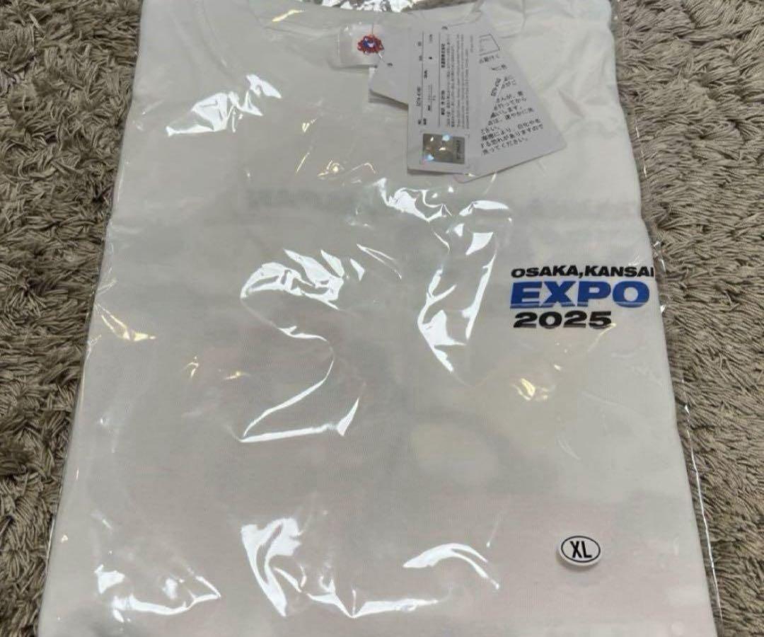 大阪 万博 expo ミャクミャク ロードスター Tシャツ XL 白