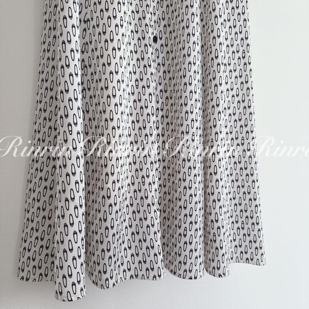 バレエシューズプリントフリル