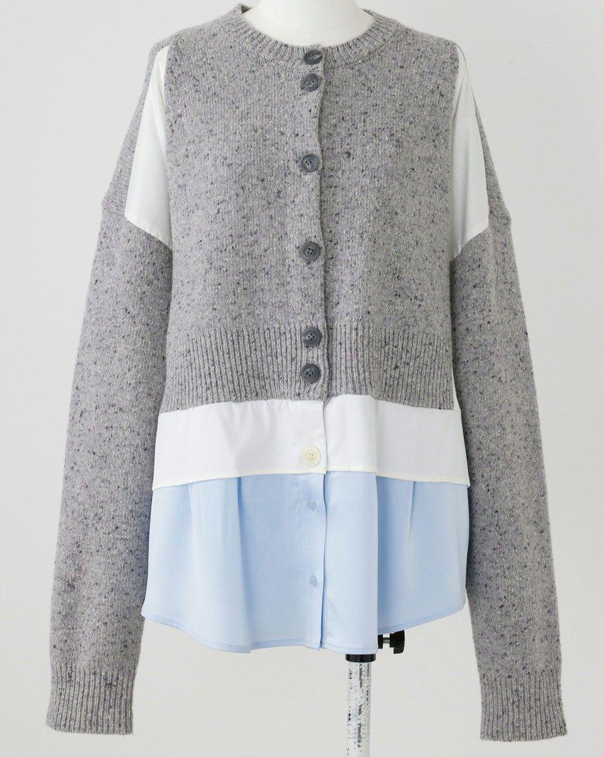 ENFOLD】Collaboration MIX KNIT PULLOVERニット｜KEITAMARUYAMA