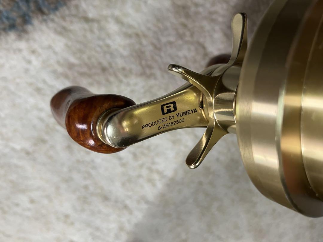 夢屋花梨ハンドル仕様！SHIMANO カルカッタコンクエスト100 美品
