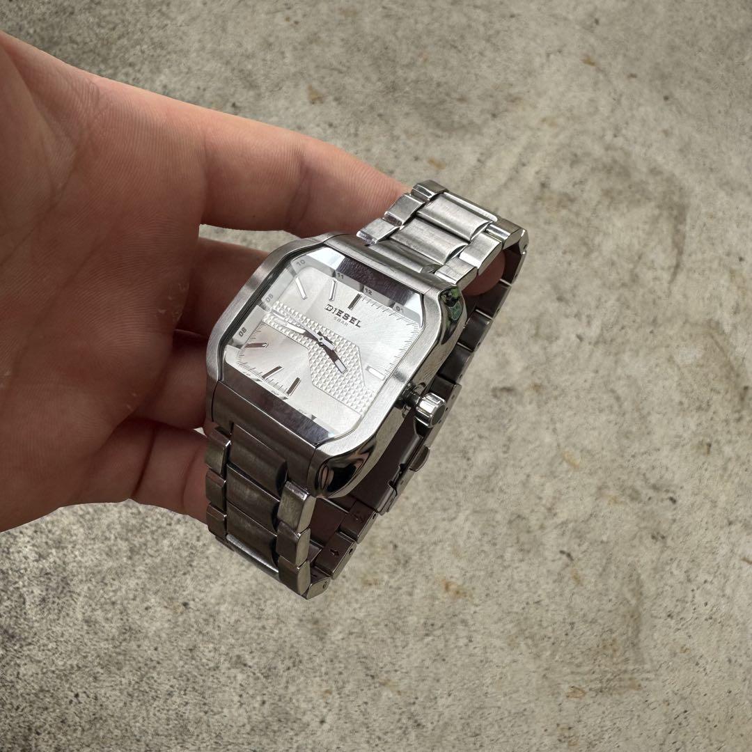 DIESEL - DIESEL ディーゼル 腕時計 メタルバンド デジタル y2k
