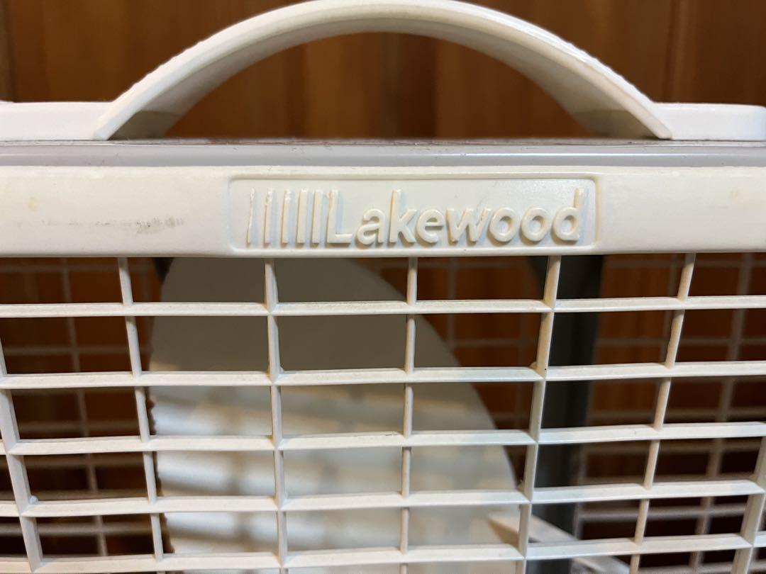Lakewood ボックス型扇風機 レアもの Lakewood ボックス型扇風機 レアもの - 冷暖房・空調