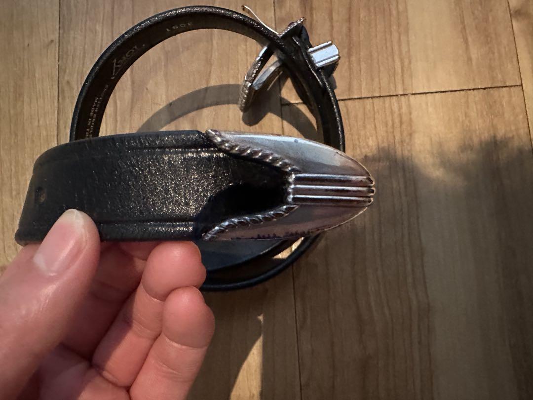小物 TORY LEATHER 3-Piece Silver BuckleBelts