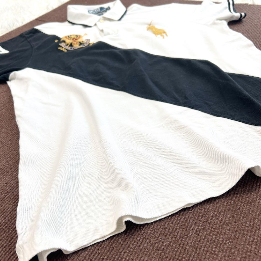 希少✨ラルフローレン　ブラックウォッチ　ビッグポニー　エンブレムワッペン　XL