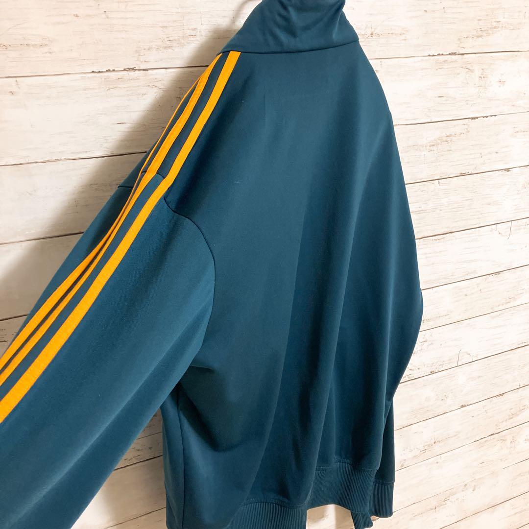 低価格の 《激レア》アディダス adidas ☆ ジャージ M 刺繍ロゴ ブルー