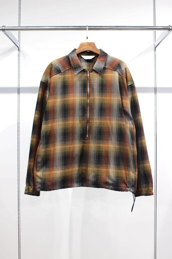 R/C CHECK PULL OVER SHIRT アンセルム　2