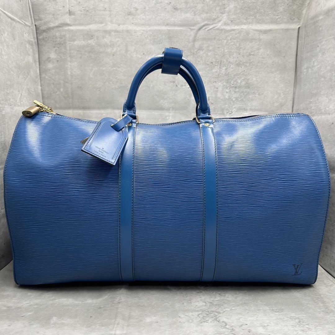 売り切れ必至！ ルイヴィトン 極美品✨ エピレザー 大容量 ボストン キーポル50 バッグ
