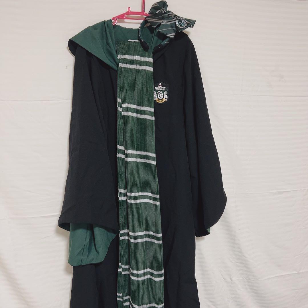 ハリーポッター スリザリン ローブ Lサイズ (カチューシャ、マフラー付き)