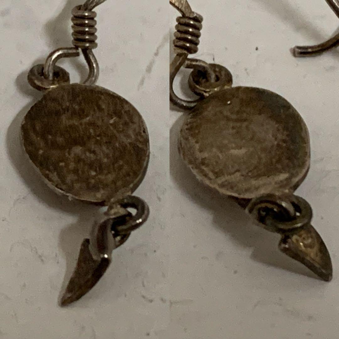 VINTAGE ヴィンテージ シェル装飾 SILVER925 シルバーピアス 銀 VINTAGE ヴィンテージ シェル装飾 SILVER925 シルバーピアス 銀