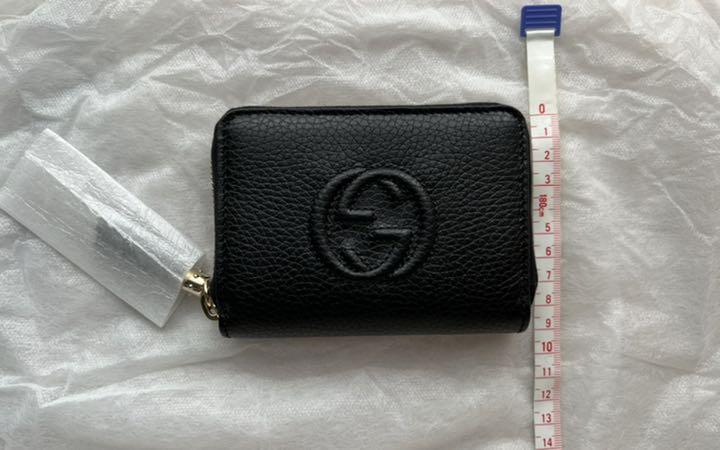 新品、未使用 GUCCI グッチ レディース 本革 ミニ 財布 ブラック