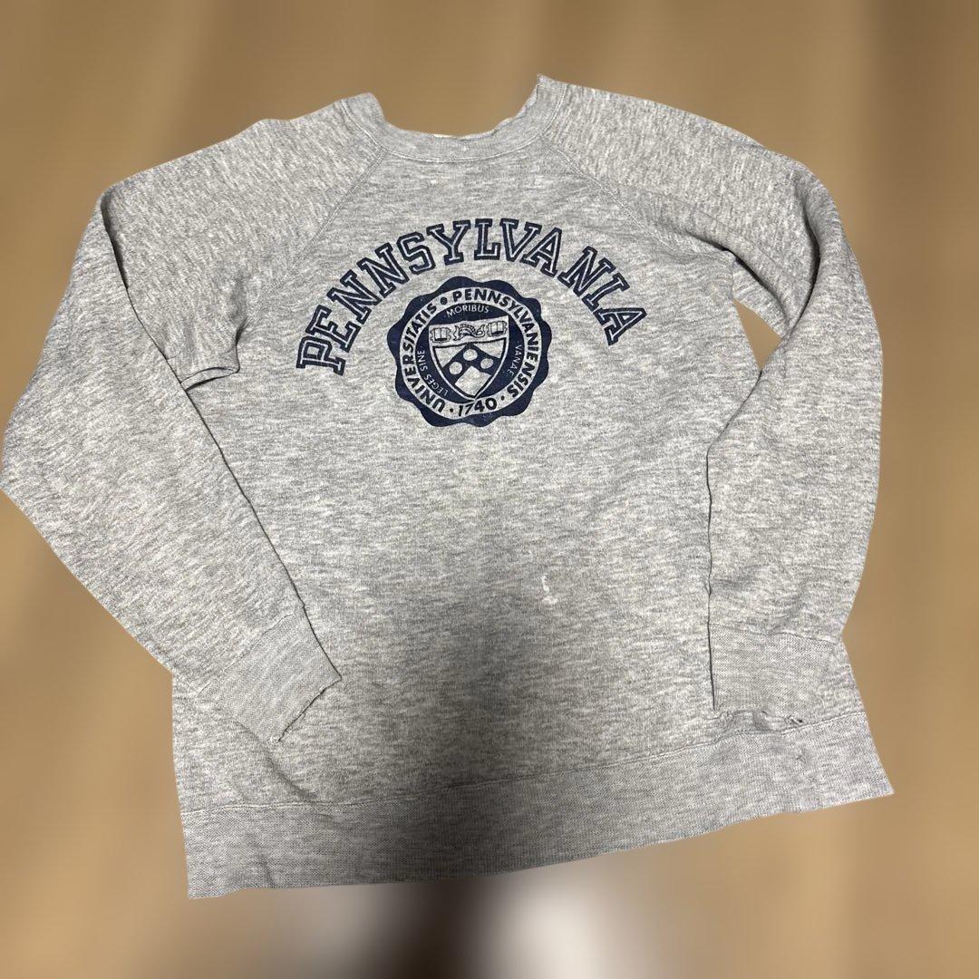 Champion ペンシルバニア大学 トレーナー M グレー　トリコタグ　80s