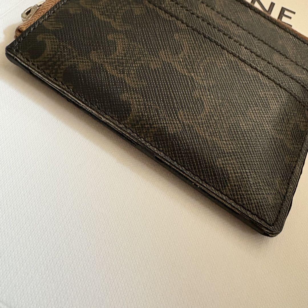 CELINE パース付きジップドカードホルダー 財布 セリーヌ コイン
