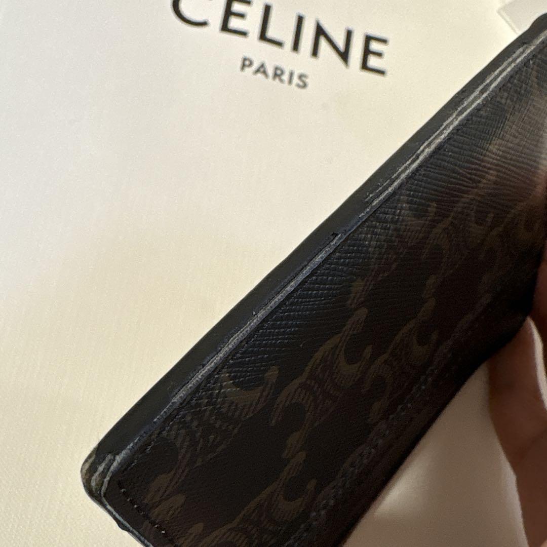 CELINE パース付きジップドカードホルダー　財布　セリーヌ　コインケース CELINE パース付きジップドカードホルダー 財布 セリーヌ コイン