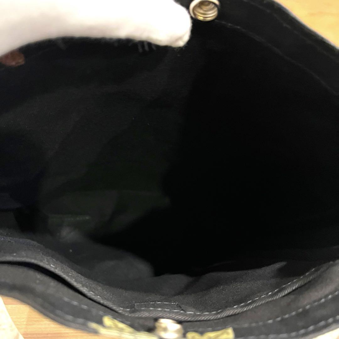 ✨極希少✨極美品✨信三郎布包 ショルダバッグ ブラック 綿帆布