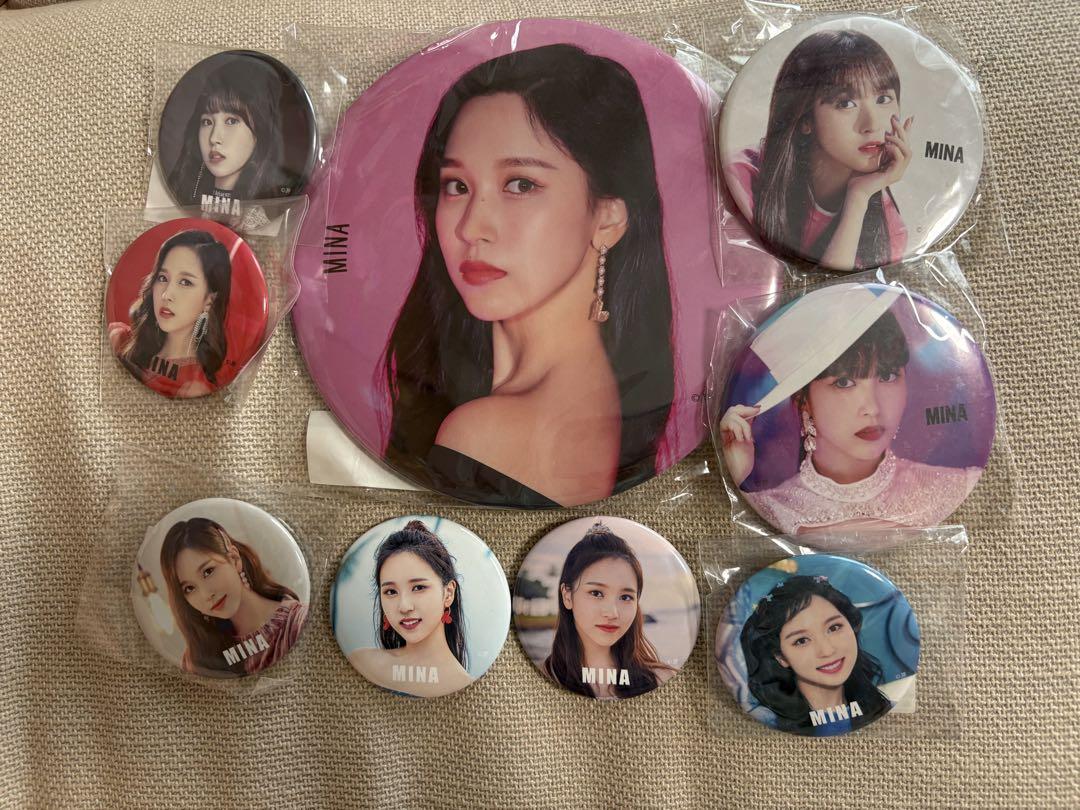 TWICE ミナ ピンバッジ 9セット - メルカリ