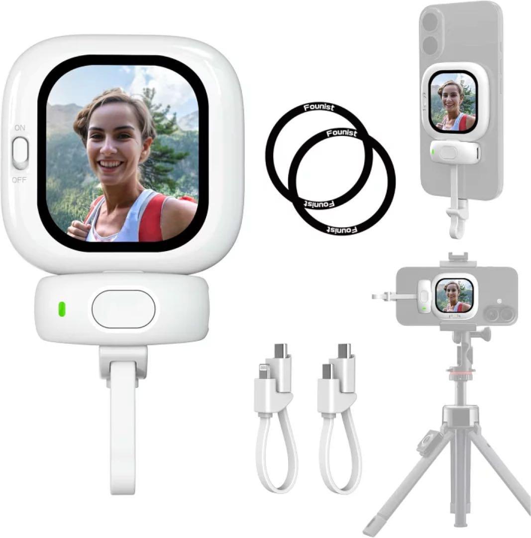 自撮りモニター Founist Vlogmate Mini iPhone