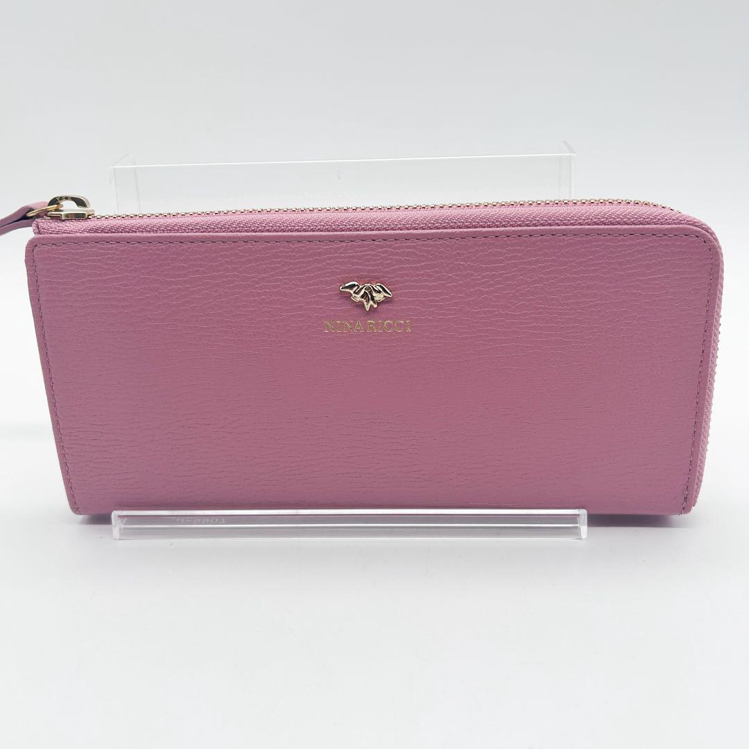 【未使用】 NINA RICCI コロンブパース Lファスナー長財布