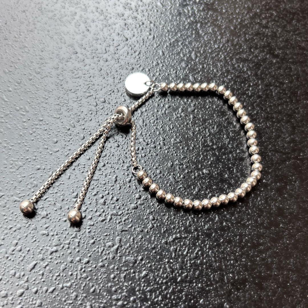 ステンレスシルバーブレスレット】インポートzara drawer enfold