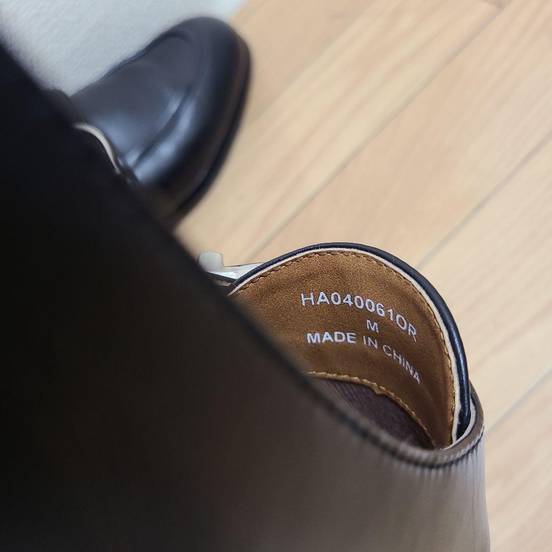 美品！HARE　ヒールシングルモンクシューズ　ドレスシューズ　ブラック