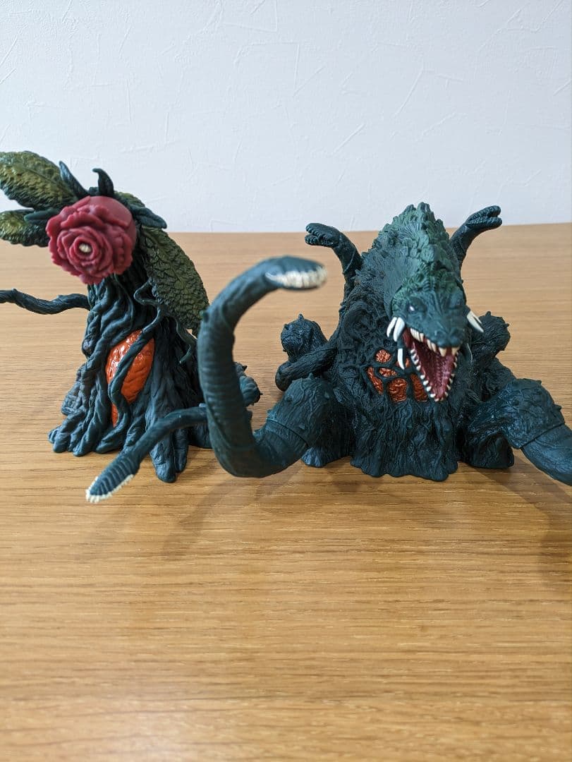 ビオランテ(花獣形態) ミニソフビフィギュア セット バンダイ 東宝ゴジラ怪獣 ビオランテ花獣 ミニソフビフィギュア