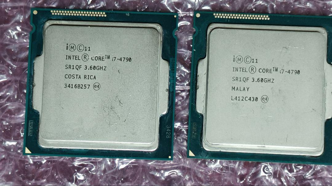 core i7 4790 4個セット 動作確認済み