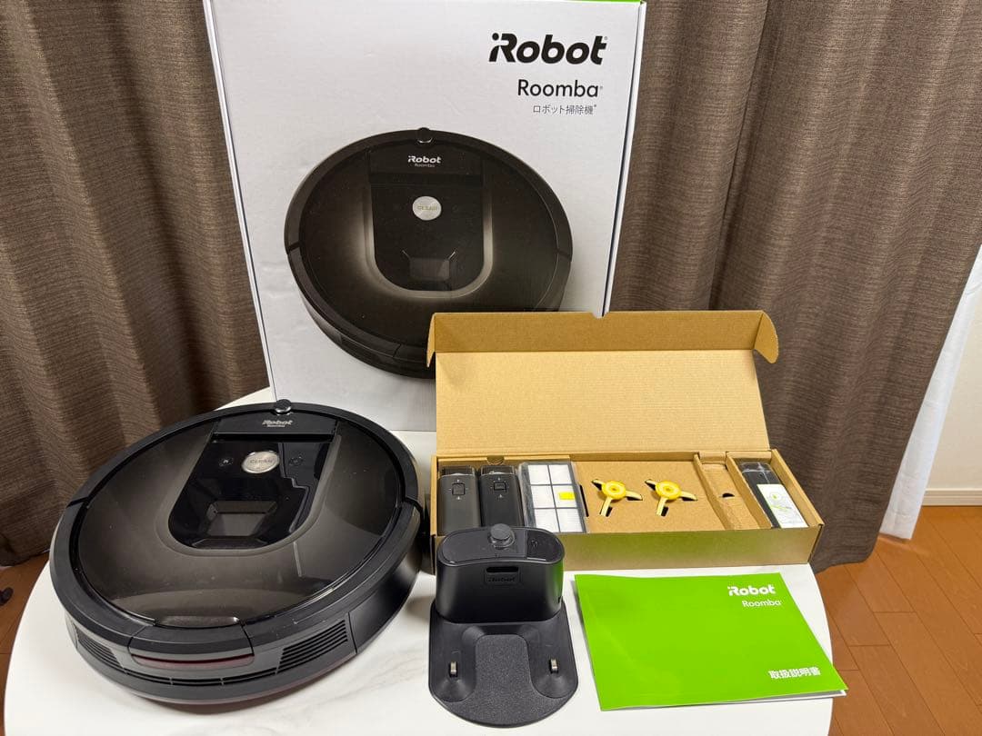 iRobot ルンバ980 元箱あり バーチャルウォール3個 新品消耗品付き
