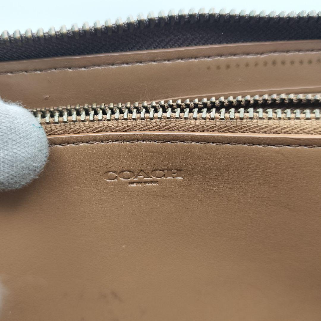 コーチ 長財布 財布 ウォレット パッチワーク ブラウン - メルカリ