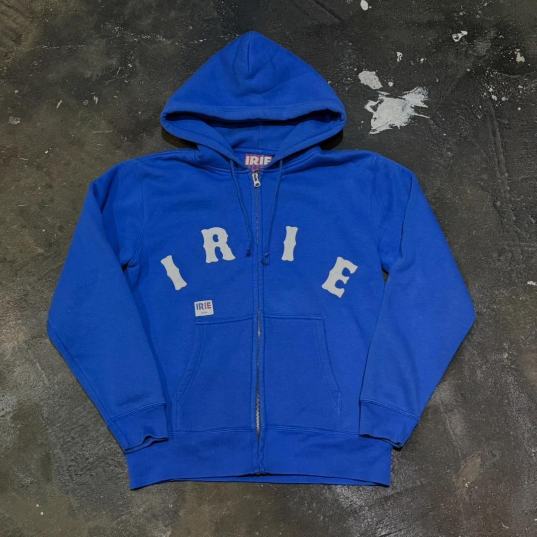 00s IRIE Life アイリーライフ スウェットジップフーディ M ブルー