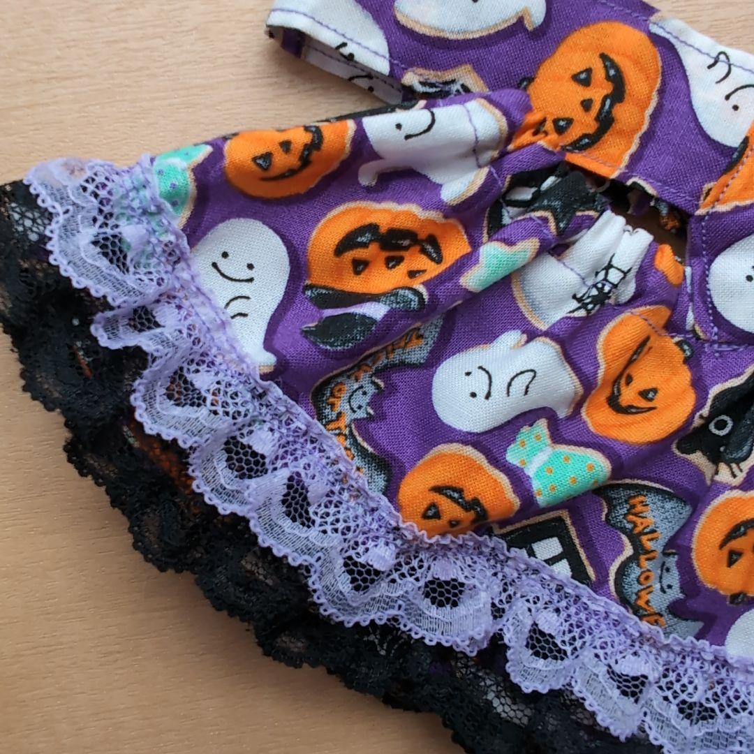 ラボット服　LOVOT　ハンドメイド　ハロウィン　パープルCとオレンジC