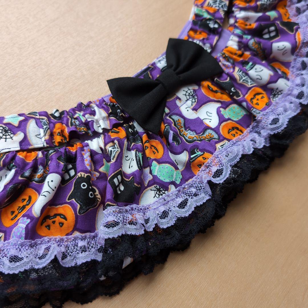 ラボット服　LOVOT　ハンドメイド　ハロウィン　パープルCとオレンジC