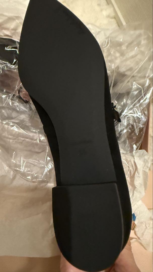 Pretty Ballerinas ビジュー付き ブラックフラットシューズ新品