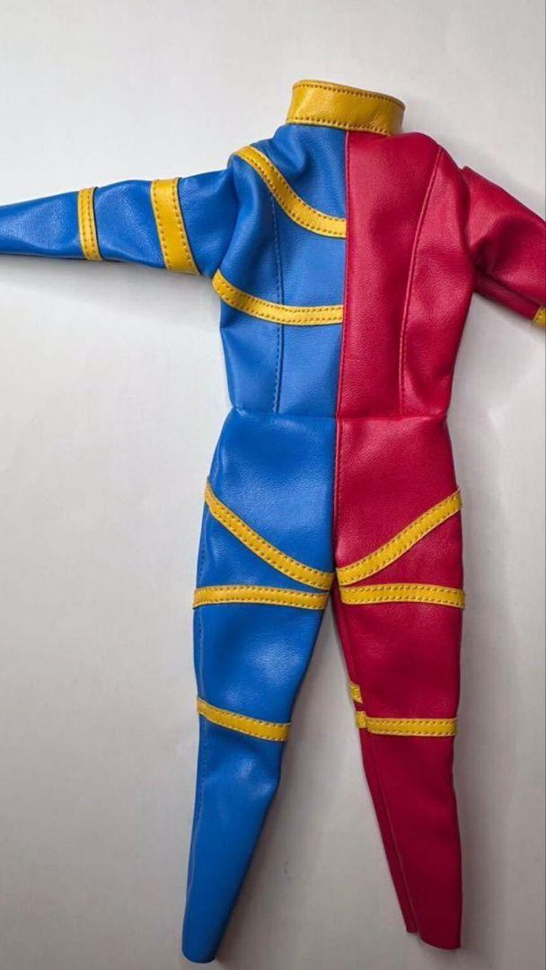 超高精密 ＲＡＨ DX人造人間キカイダー 1/6 用 自作着せ替え合皮スーツ