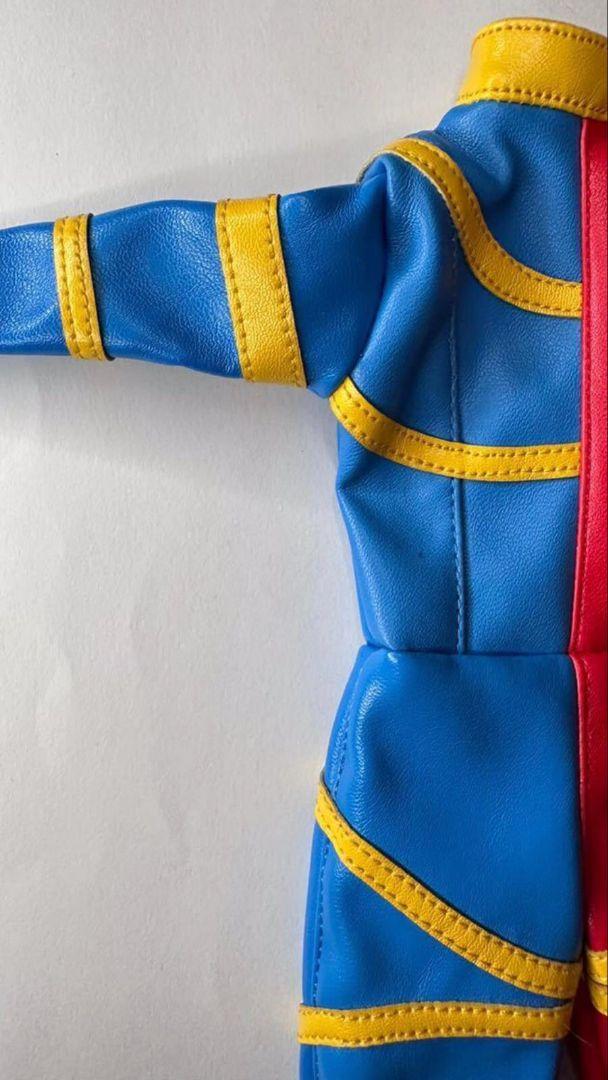 超高精密 ＲＡＨ DX人造人間キカイダー 1/6 用 自作着せ替え合皮スーツ