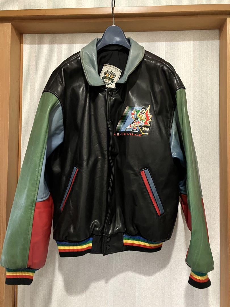 レザージャケット スタジャン アイスホッケー