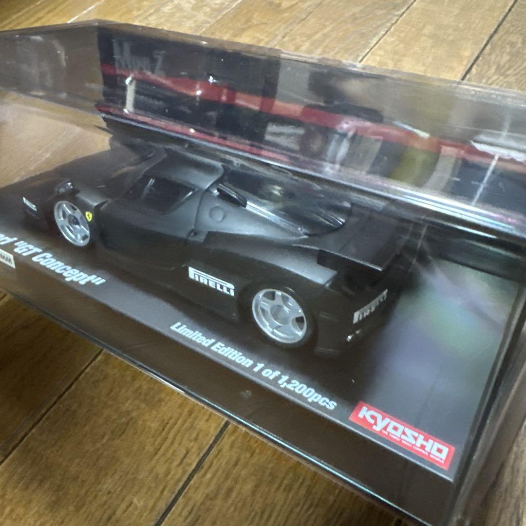 京商ミニッツ　エンツォ　フェラーリテストカー（ブラック） 京商ミニッツ エンツォフェラーリGTコンセプト ブラック - メルカリ