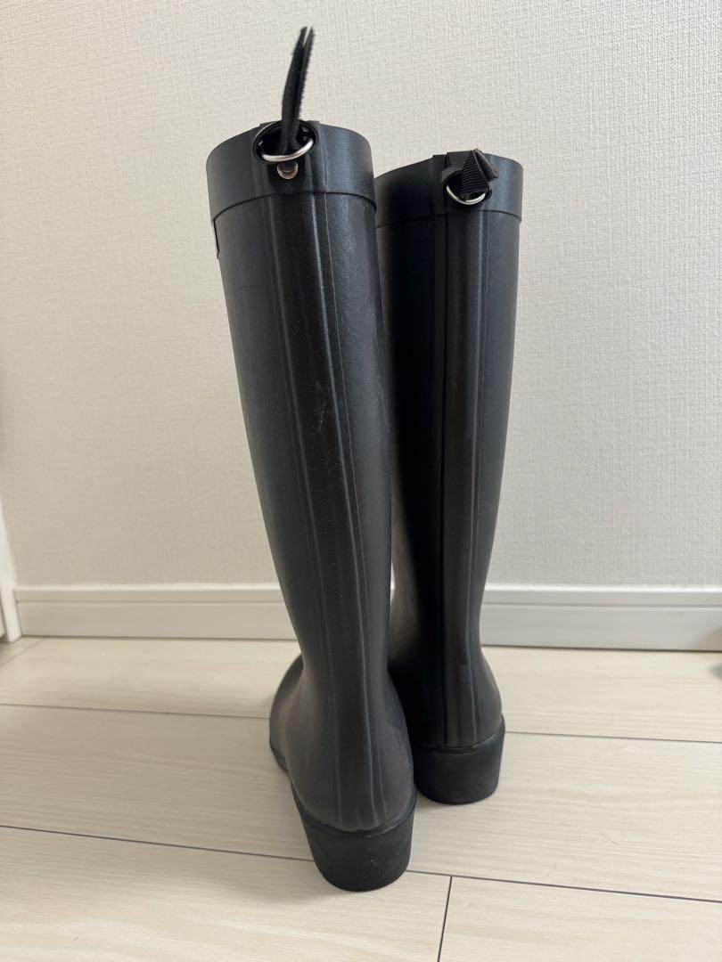 AIGLE エーグル　ラバーブーツ　ブラック