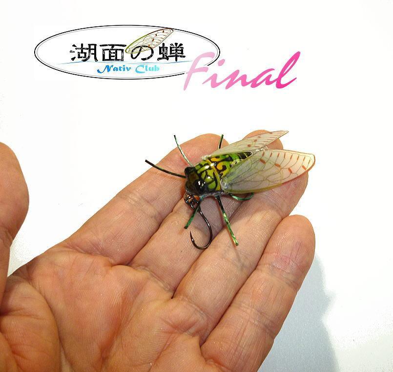 セミ型ルアー～湖面の蝉 セミ型ルアー～湖面の蝉～ニイニイゼミカラー - メルカリ